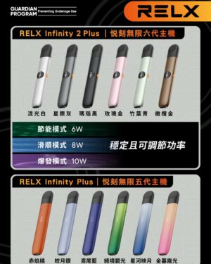 RELX悅刻六代❤️‍🔥老品牌三檔調節主機🍭可通用四五六代