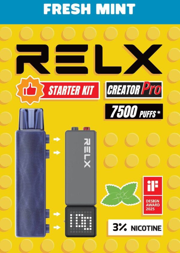 RELX悅刻套裝🪄小樂高7000口🍬內含一隻主機