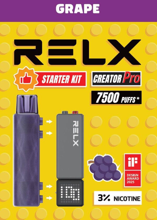 RELX悅刻套裝🪄小樂高7000口🍬內含一隻主機